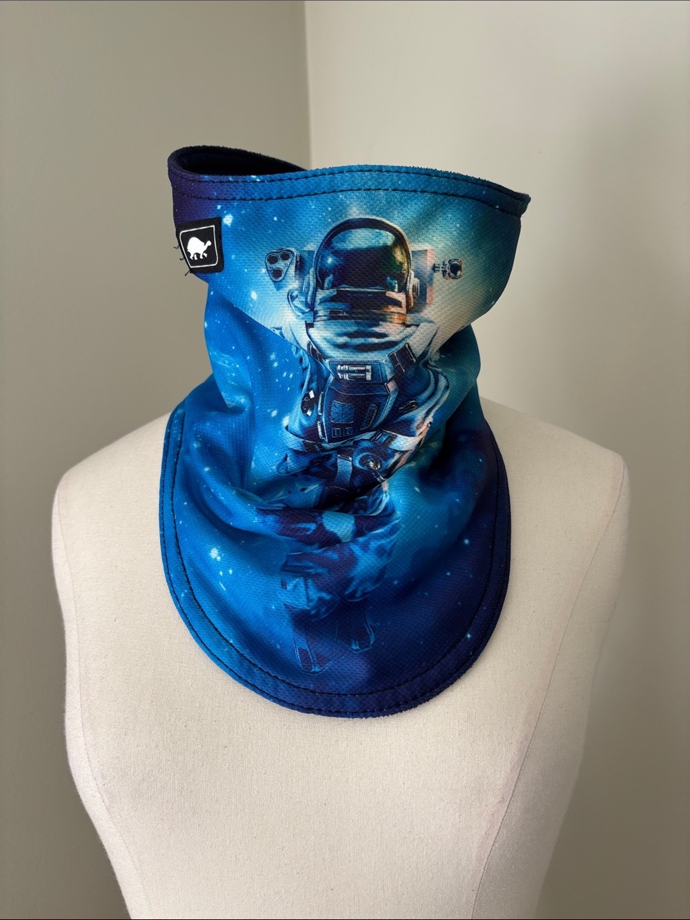 Turtle Fur Comfort Shell Game Face Bandana Facemask Astronaut Kids Sz 7-12
